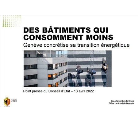 Des bâtiments qui consommeront moins : Genève franchit un pas supplémentaire vers sa transition énergétique