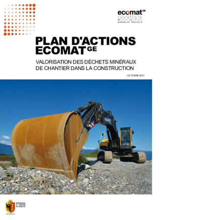Plan d\'Actions ECOMATGE – Valorisation des déchets minéraux de chantier dans la construction