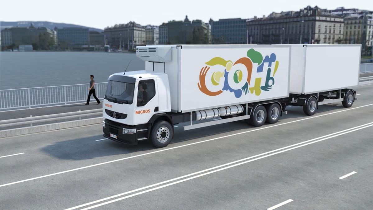 Quatre entreprises testent un camion à hydrogène vert à Genève