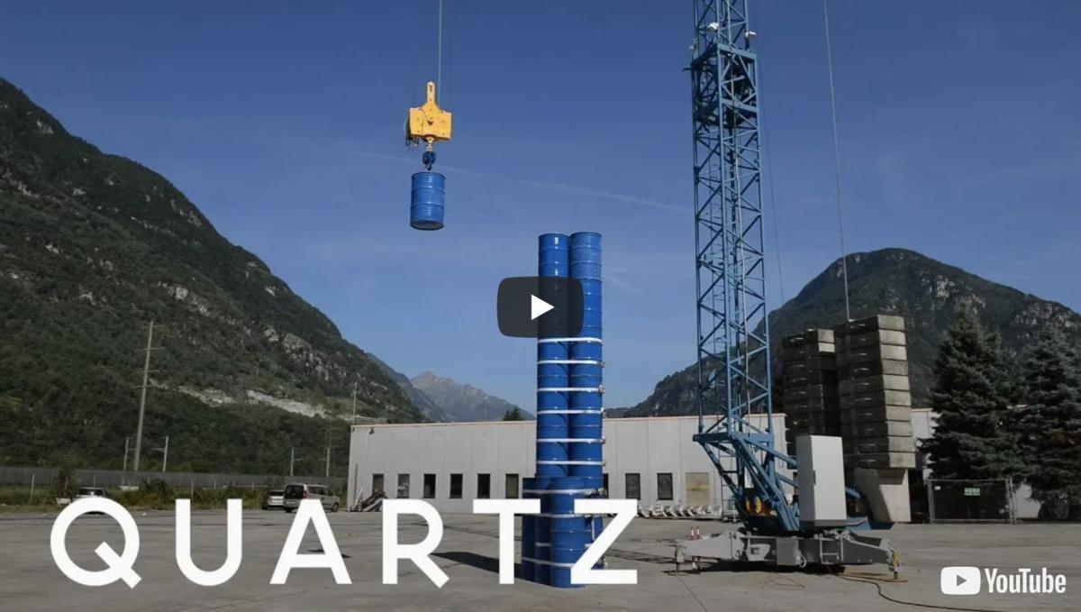 A Swiss start-up stacks concrete block for a surprising effect