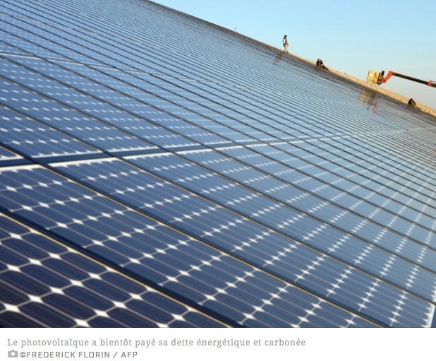 Les panneaux solaires auront compensé leur empreinte carbone en 2018